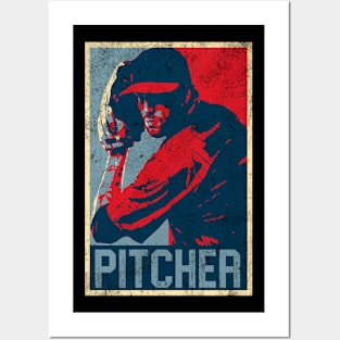 Baseball Pitcher Vintage Posters and Art